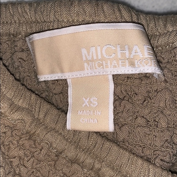 Michael Kors tan strapless summer dress size XS - Picture 3 of 3